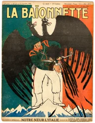 Cover av "" La Baionnette"", Satirical in Colors