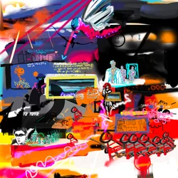 Paris-mafiaen, 2023 (digital kunst)