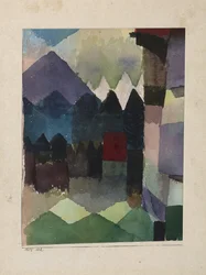Føhn i Marcs hage, 1915