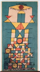 Postkort til Bauhaus-utstillingen 