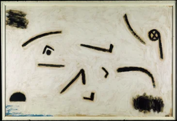 Uten tittel (tegn på svart bakgrunn), ca. 1940