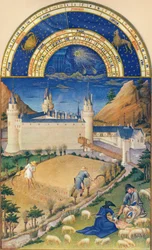 juli - slottet i Poitiers, 1400-tallet, 1939.