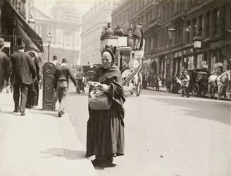 Fyrstikkselger, Ludgate Hill, London, 1893