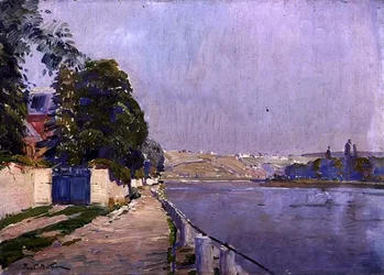 Elvebredden (olje om bord)