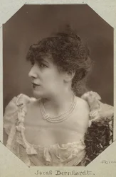 Portrett av skuespillerinnen Sarah Bernhardt