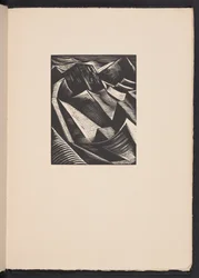 Det tørre landet dukker opp, illustrasjon fra «Images of War... Poems» av Richard Aldington