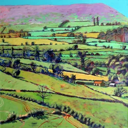 Pentre, 2019 (akryl om bord)