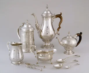 Representative prøver fra Paine Tea Service