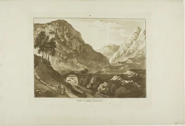 Pont-Aber-Glassin, plate syv fra Twelve Views in Wales