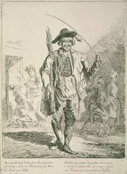 Stokkeselger, Cries of London, 1760