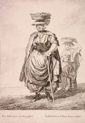 To østersselgere, Cries of London, 1760