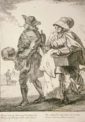 Selgere med to skjeer, Cries of London, 1760