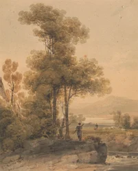 Landskap venteh Figurer, Cromach Water