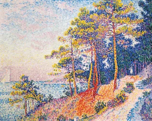 St Tropez, skikkens vei, av Paul Signac