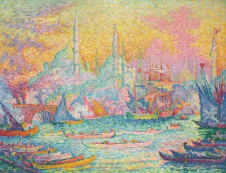 Det gylne horn, Konstantinopel, 1907.