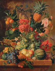Frukt og blomster, 1789, 1938