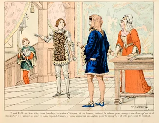 Illustrasjon hentet fra boken "" Jeanne d