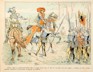 Illustrasjon fra boken „Jeanne d
