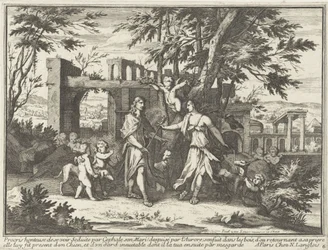 Procris og den forkledde Cephalus Mytologiske representasjoner i landskap (serietittel)