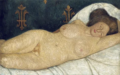 Liggende kvinnelig akt, 1905-06
