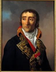 Portrett av admiral Eustache Bruix (1759-1805) maleri av Guerin Paulin (1783 - 1855) (h s/t 0,71 x 0,54) Versailles. Chateau-museet