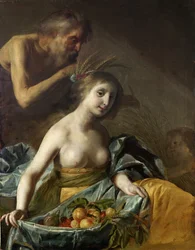 Vertumnus og Pomona, midten av 1600-tallet (olje på lerret)