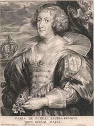 Marie de Medicis, dronning av Frankrike, mor til de tre konger