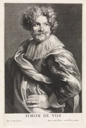 Portrett av maleren Simon de Vos