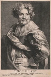 Simon de Vos, maler av store og små menneskelige figurer, Antwerpen