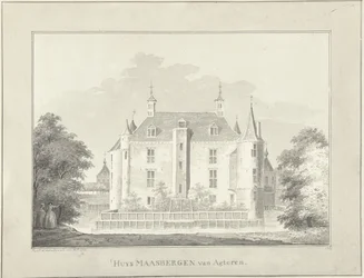 Maarsbergen-huset, bakfra