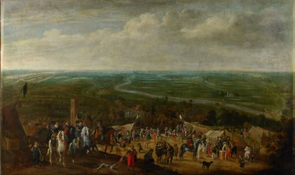 Prins Frederik Hendrik ved beleiringen av #39;s-Hertogenbosch, ca. 1631 (olje på lerret)