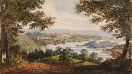 Washington og Georgetown fra Alexandria Road, 1811-ca. 1813.