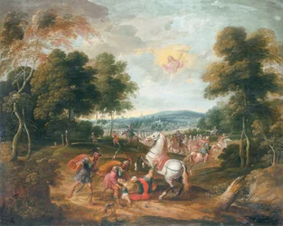 The Conversion of Saint Paul (olje på kobber)