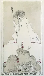 Illustrasjon til diktet Adonais, Elegy on Death of John Keats