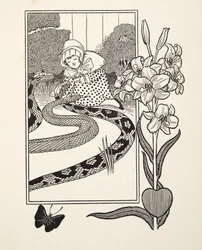 Barnlig fascinasjon, fra A Hundred Anecdotes of Animals, utgitt 1924