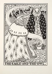 The Eagle and the Owl, fra Fontaine Fables, pub. 1905