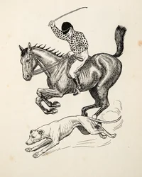 The Horse and Greyhound, fra A Hundred Anecdotes of Animals, pub. 1924