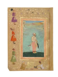 En Mughal-prins, sannsynligvis Shah Shuja, ca. 1645-50