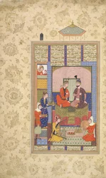 Anushirvan med en prinsesse, fra 