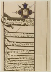 Firman (Royal Edict) med seglet til Muzaffar al-Din Shah Qaja, 1897 (blekk og gull på papir)