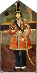 Portrett av Nasr-al-Din Shah, ca. 1850