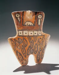 Fruktbarhetsfigur, Tiahuanaco (malt leire)