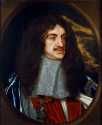 Portrett av James II (olje på lerret)