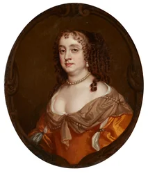 Portrett av Anne, grevinne av Suffolk (olje på lerret)
