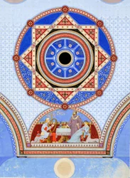 Ottawa Opera House, Ottawa, Illinois, Wall Stencil Design, ca. 1875.