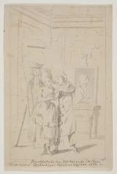 Pierrot og Colombine i "The Talking Painting"