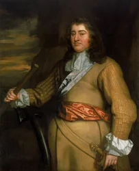 Portrett av George Monck (1608–1670), den første hertugen av Albemarle. Olje på lerret.