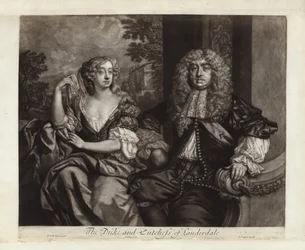 Portrett av hertugen og hertuginnen av Lauderdale