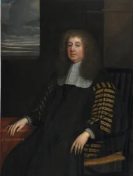 Sir Thomas Ingram, kansler i hertugdømmet Lancaster (olje på lerret)