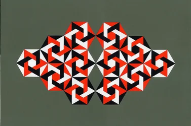 Hexagrams, 2009 (akryl på lerret)
